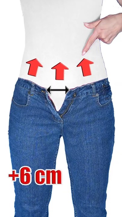 Trick jeans from low waist to high waist! Miarti ? ️ - YouTube