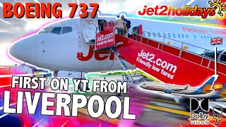 FIRST ON YOUTUBE! JET2 FLIGHT FROM LIVERPOOL TO TENERIFE! Boeing 737800 (HDR10+ Trip Report)