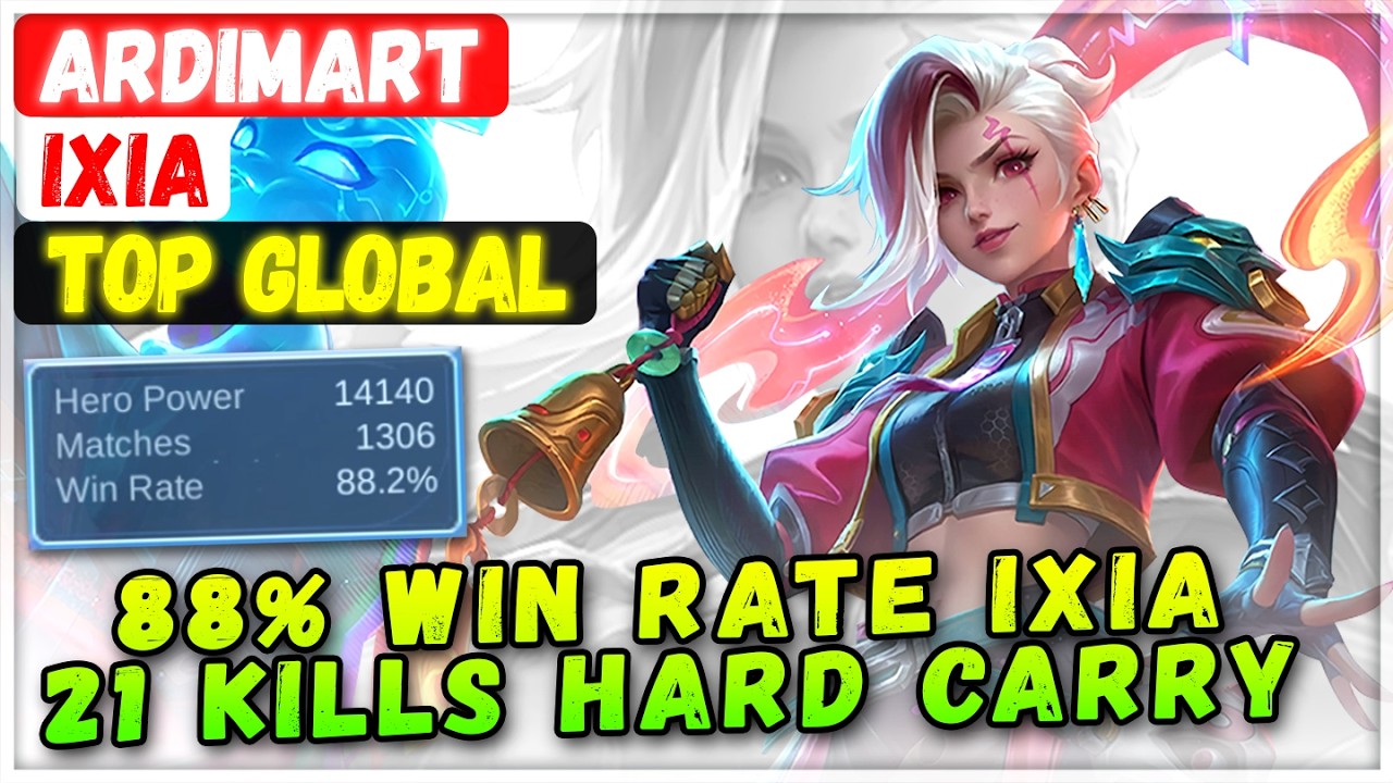 Иксия с 88% процентом побед, 21 убийство, хард-керри [Лучшая Иксия в мире] ARDIMART - Эмблема и с...