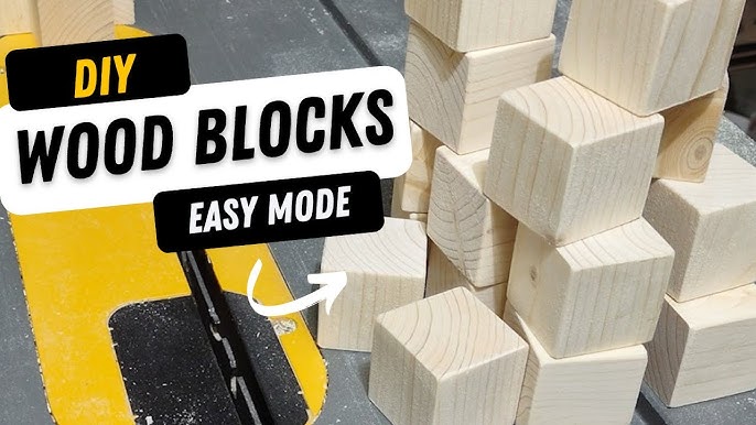DIY Wooden Blocks ~ Easy Wood Toy 