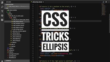css tricks - ellipsis