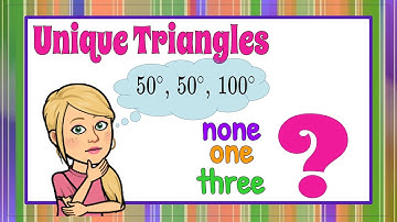 How Many Unique Triangles | 7.G.A.2 💚💙