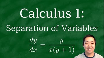 Calculus 1: Separation of Variables Examples