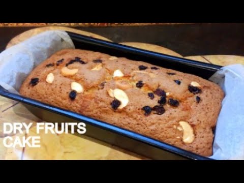Dry Fruits Cake | Easy Fruit Cake Recipe without Alcohol