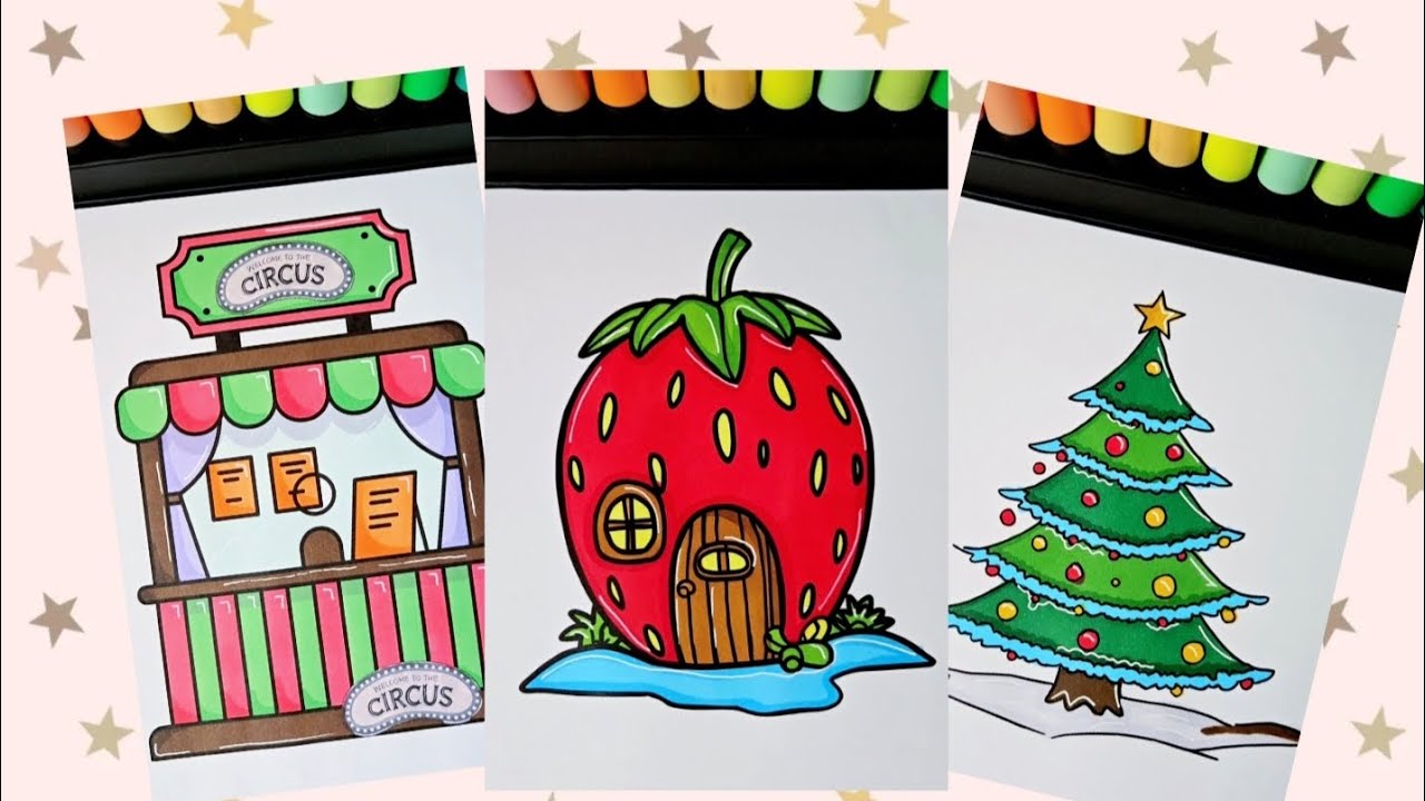 Relaxing ASMR Coloring Video 