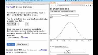 Find the Area Under a Normal Curve Using Stapplet