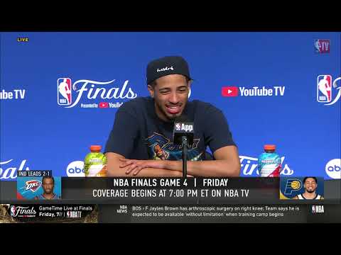 Tyrese Haliburton talks