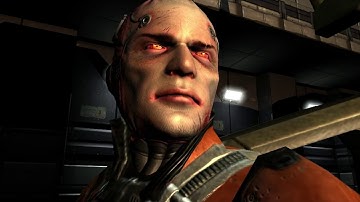 Quake 4 PC Gameplay - Final Fight with the Makron and the Destruction of the Nexus