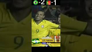 Brazil Vs Portugal 6-2) 2008 Friendly Match Highlights (Brazil Showing Levels)#Shorts