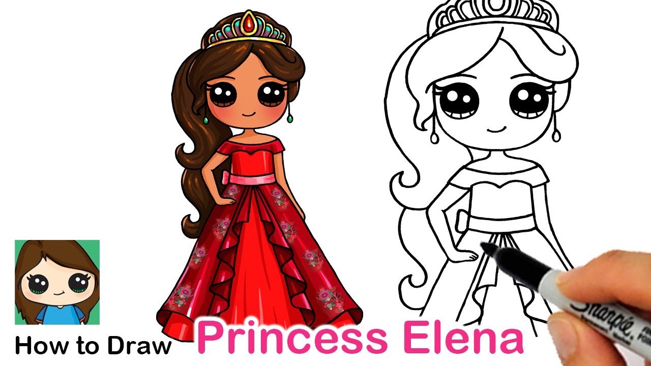 How to Draw Princess for Kids and Adults Graphic by Pro Designs