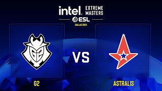 G2 vs Astralis | Карта 2 Dust2 | Group B - IEM Dallas 2022
