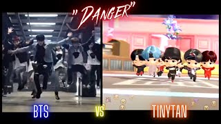 BTS vs TinyTAN - "Danger" M/V | American Woman Reacts 😍