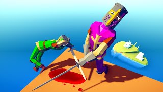 Battle Royale on Giant TOWER | Totally Accurate Battle Simulator TABS