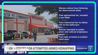 16-year-old accused of attempting to kidnap woman at Home Depot