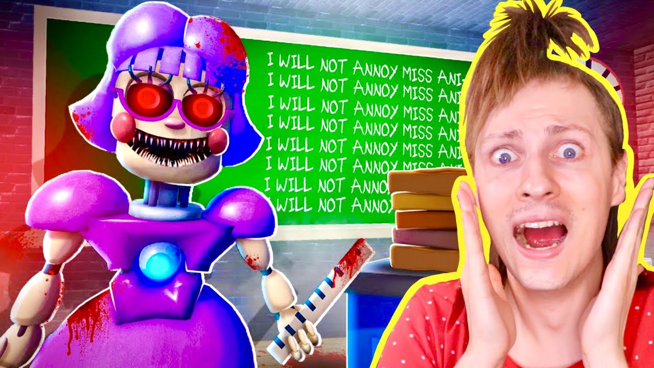 ESCAPE MISS ANI-TRON : POURSUIVIE PAR LES PROFS PSYCHOPATHES À L’ÉCOLE ! Roblox Nadège Candle