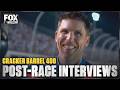 Denny Hamlin, Christopher Bell & more post-race interviews from Cracker Barrel 400 🎤 NASCAR on FOX