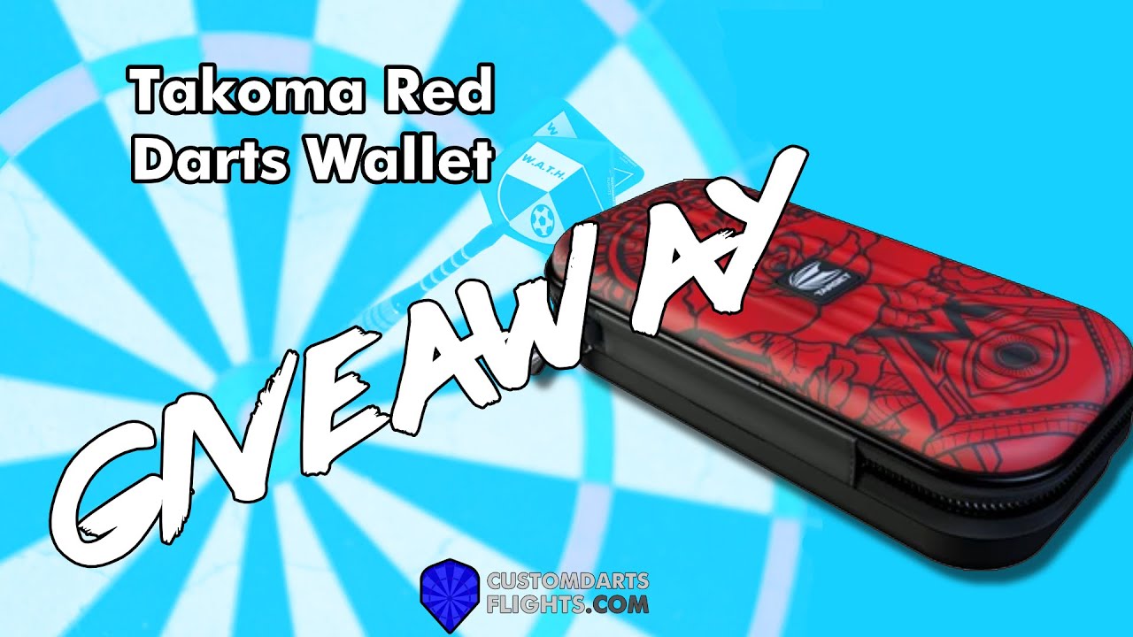 Takoma Darts Wallet Limited Edition Red Giveaway