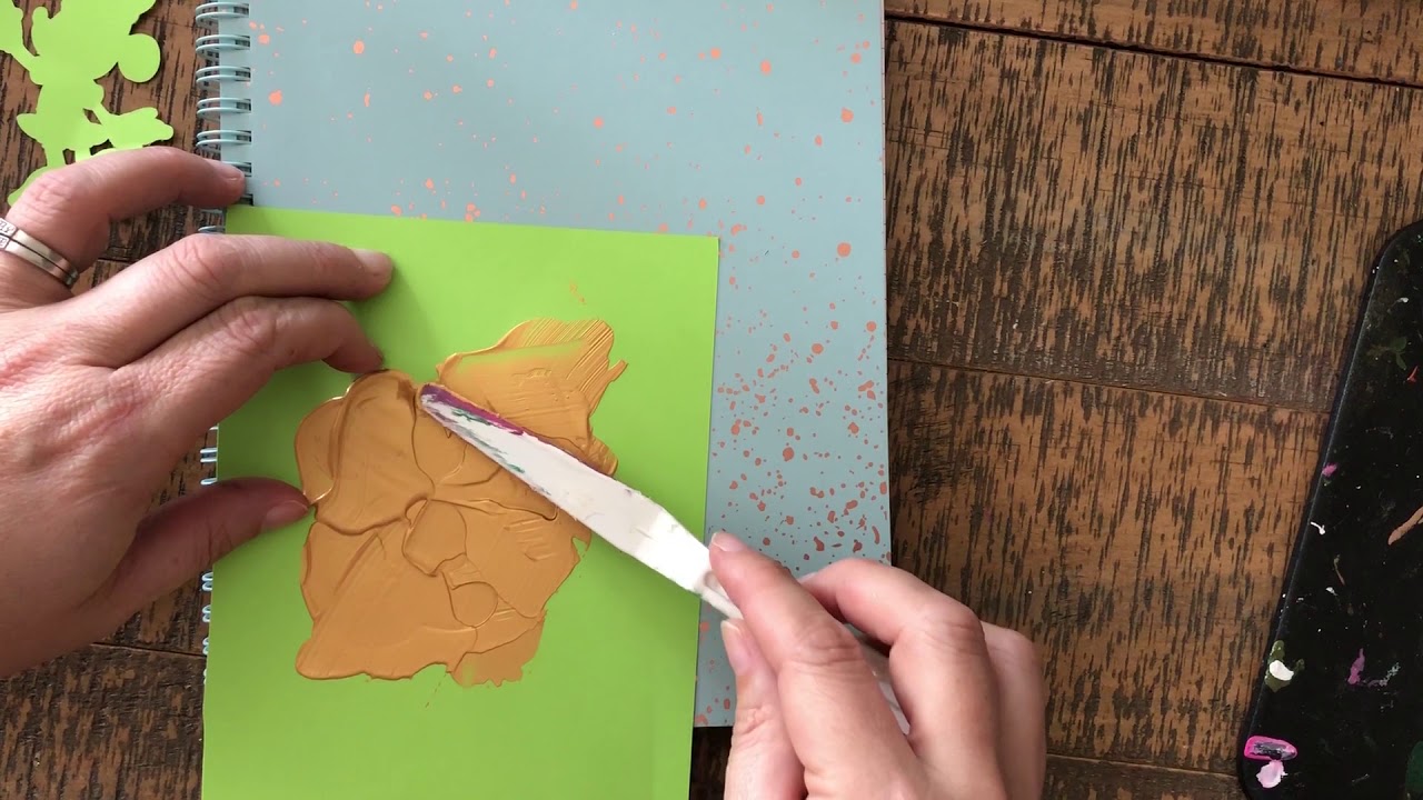 ScanNCut: gold leaf mickey