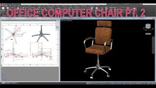 Office Chair Tutorial Pt. 2 'the Base' Autocad by AC 3DCad 2,450 views 11 months ago 12 minutes, 9 seconds