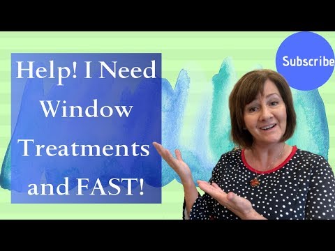 How to Make Valances | Window Treatments | No Sew Curtains