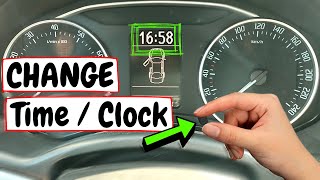 How to set clock on Skoda Octavia: Time Settings & Change⏱ {Easy and Quick ADJUST} by Trey's garage 11,216 views 9 months ago 36 seconds