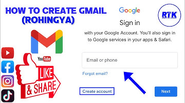 How to create gmail account (Rohingya) @rohingyatechknowledge