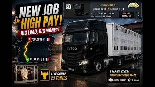 Dangerous Live Animal Transport! 🐄 €10,234 Delivery Challenge | Euro Truck Simulator 2 screenshot 4