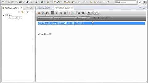 Java FX HTML Editor in Eclipse!
