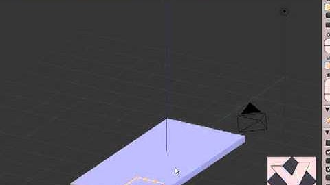 Blender 2.5 - Tutorial 1 - Vertex,Edge and Face - Grab, Rotate, Scale