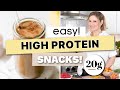 HIGH PROTEIN SNACKS That Take Minutes to Make