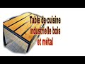 table de cuisine industrielle