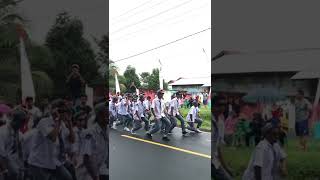 Gerak Jalan Viral Siswa SMA Dari Tobelo Halmahera Utara