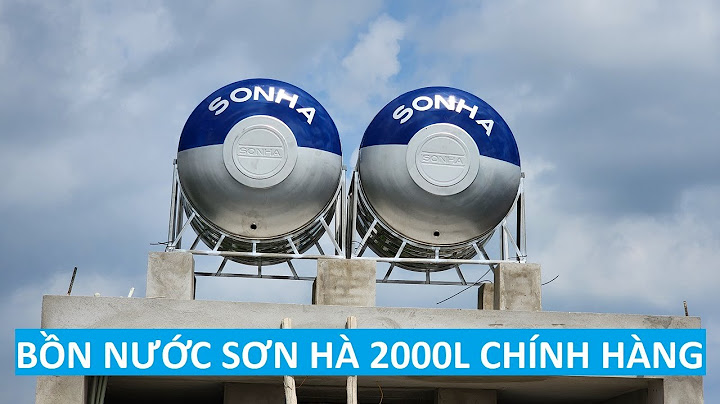 Bồn nước sơn hà 2000l giá bao nhiêu