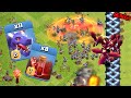 NEVER SEEN BEFORE | Dragons with 8 Skeleton Spells! | #clashofclans