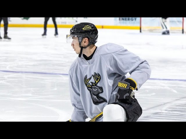 プロアイスホッケー選手の個人練習の様子 - YouTube