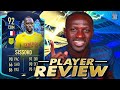 92 TEAM OF THE SEASON MOMENTS SISSOKO PLAYER REVIEW! - TOTS - FIFA 23 Ultimate Team