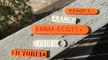OpenSCAD Name Tag (pt 1) In Class Example
