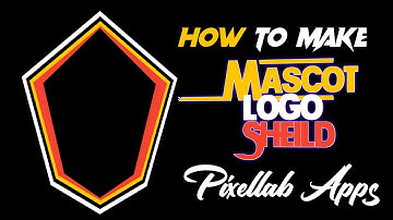 How to Make Mascot Logo Shield in Pixellab || Mascot Logo K Liye Shield Kaise Banaye Mobile Say !!