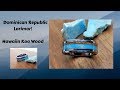 Beautiful Larimar Ring - Koa wood, tungsten ring - How it's made