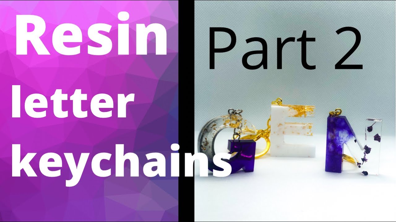 How to make epoxy resin keychains How to make a hole in resin Resin
