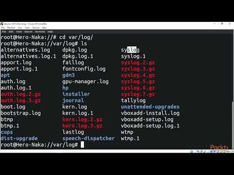 Linux Shell Scripting: Automating Command Line Tasks:  Linux Logs  | packtpub.com