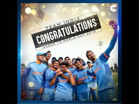 India vs Aus - U19 World Cup Final Winning Moment 2018