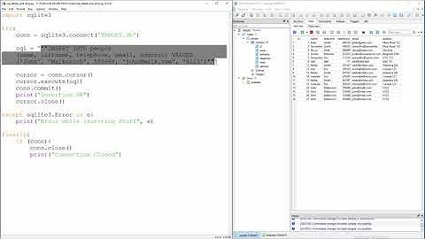 SQLite & Python - 10 - Delete (DROP) Tables, Views, Rows