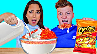 WEIRD Food Combinations People LOVE!! *EATING FUNKY \& GROSS DIY FOODS*