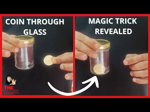 Coin Through Glass Trick Revealed ??