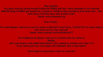 New RSBOT site and OTHER stuff