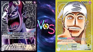 One Piece Card Game Standard Battle: Gecko Moria vs Enel [OP-06]