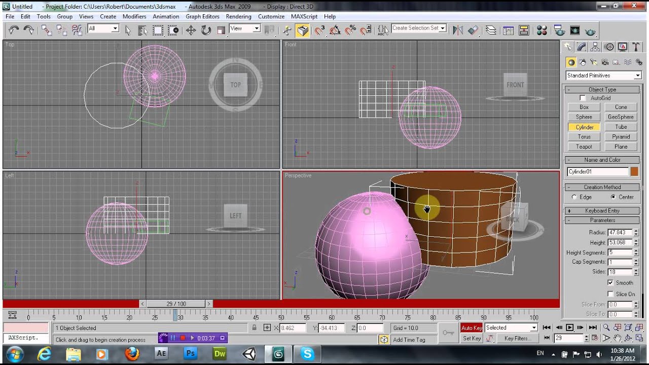 3ds max pamoka 1, susipažinimas su programa. - YouTube