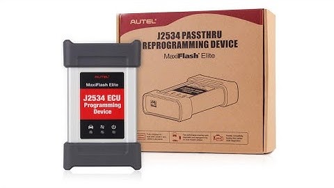 Autel MaxiFlash Elite J2534 Pass-Thru ECU Programming Accessory Tool Original