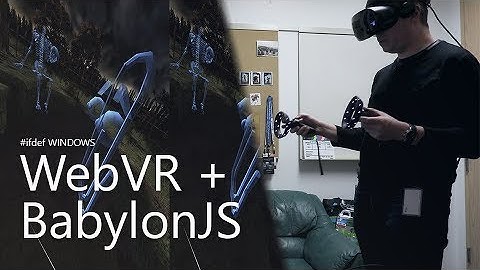 #ifdef WEBVR & BABYLONJS